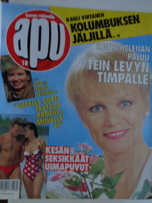 Apu lehti Nro 18/1992 (29.12)