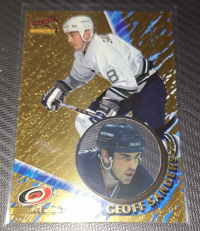 1997-98 Pacific Invincible #26 Geoff Sanderson