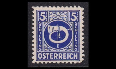 Itävalta 737 ** Käyttösarja Postitorvi 5 S (1945)