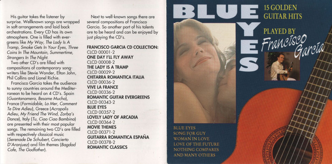 Francisco Garcia - 1993 - Blue Eyes- 15 Golden Guitar Hits