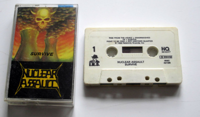NUCLEAR ASSAULT Survive C-KASETTI 1988