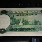 Greece Kreikka 1000 Drachma 1939 P111 VF - pikkukuva 2