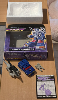 Transformers G1 BATTLETRAP (Duocons) 1987 *100%*