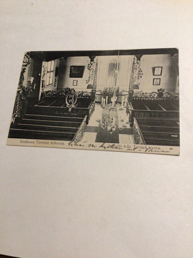 Tornion kirkko kulkenut 1907