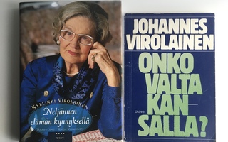 Kyllikki ja Johannes Virolainen kaksi kirjaa