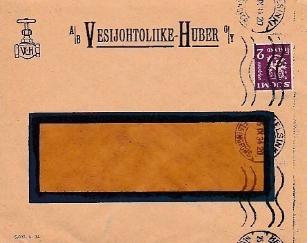 1934, AB Vesijohtoliike Huber OY