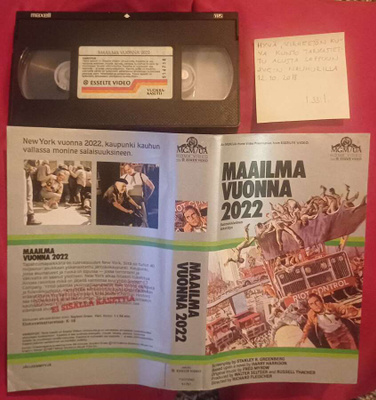Maailma vuonna 2022 (Esselte video) vhs Fix