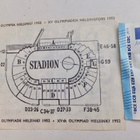 VANHA Lippu Pääsylippu Olympia Helsinki 1952 24.7.52 Stadion - pikkukuva 2
