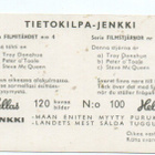 Purkkakuva Hellas TIETOKILPAJENKKI n:o 100 FILMITÄHDET - pikkukuva 2