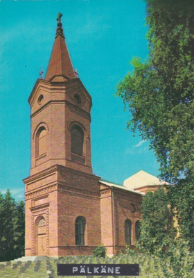 KIRKKOKORTTI - PÄLKÄNEEN KIRKKO - 1