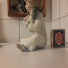 ZAPHIR /( LLADRO ? Tyylinen ) , Posliinityttö patsas. - pikkukuva 2