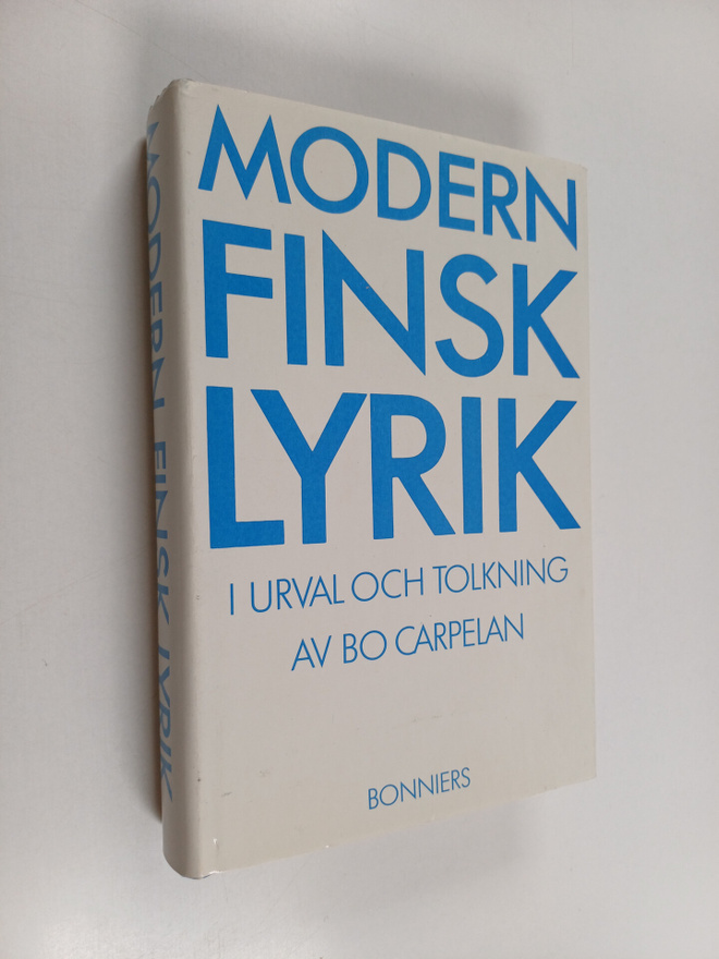 Bo Carpelan : Modern finsk lyrik