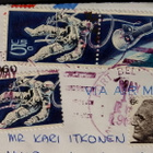 USA, kirje avaruusmerkein 1968 Suomeen - pikkukuva 2