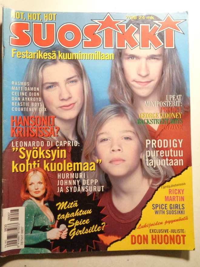 Suosikki lehti Nro 7/1998 (3.3)