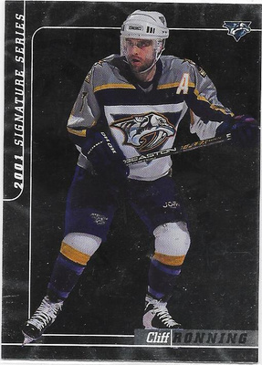 2000-01 Signature Series #242 Cliff Ronning Nashville Preds