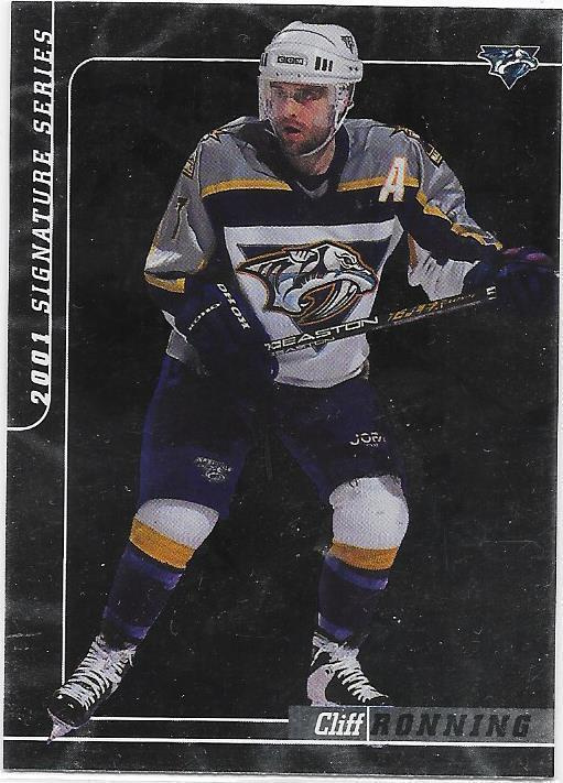 2000-01 Signature Series #242 Cliff Ronning Nashville Preds