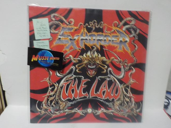EXHORDER - THE LAW M-/EX+ REISSUE LP BLUE VINYL 2010 GER