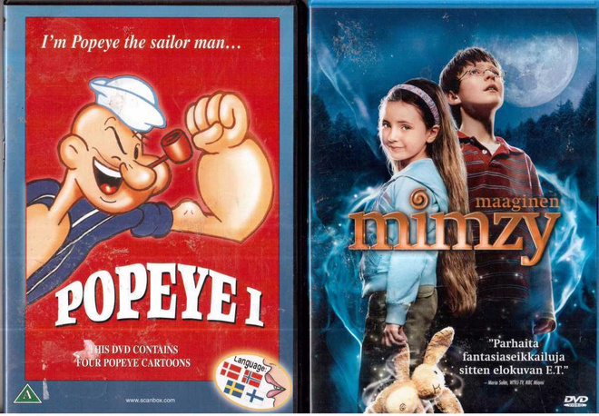 2 KPL DVD ELOKUVIA