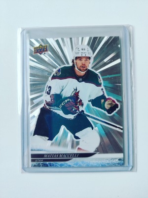 Matias Maccelli 24-25 UD Silver Outburst
