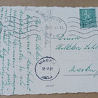 C. Viveq: Kukkakimppu korissa, silkkinauhaa, kortti, p. 1962 - pikkukuva 2