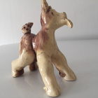 Vuohi figuuri 9 cm - pikkukuva 3