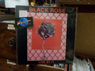 BLACK ROSE - LIVE BY IT M-/EX+ LP fin-84