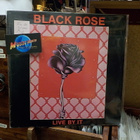 BLACK ROSE - LIVE BY IT M-/EX+ LP fin-84 - pikkukuva 1
