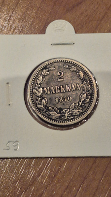 2 markkaa 1870, Suomi