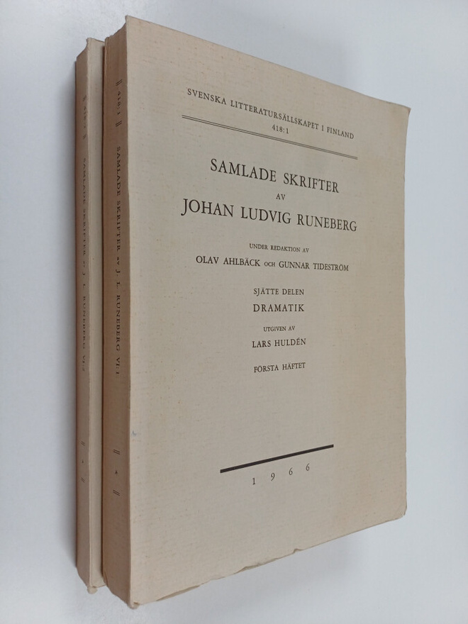 Johan Ludvig Runeberg : Samlade skrifter av Johan Ludvig ...