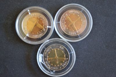 Joutsenkympit 3 kpl UNC