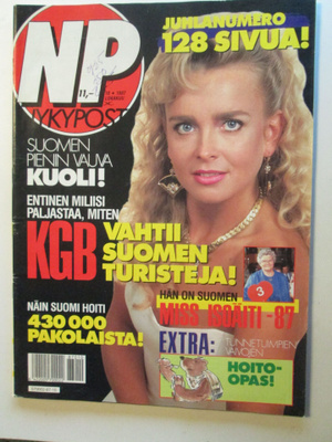 NYKYPOSTI LEHTI10 / 1987 SISÄLLYSLUETTELO KUVA 2