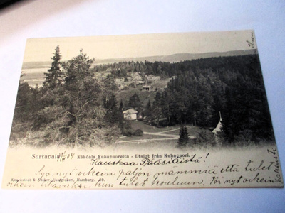 Sortavala Näköala Kuhavuorelta - 1904