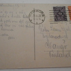 Hamburg, Der Alte Dovenflat, vanha mv pk, p. 1922 Suomeen - pikkukuva 2