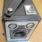 VANHA Kamera Kodak Six-20 Brownie-C SIISTI + Aklup.Ohjekirja - pikkukuva 1