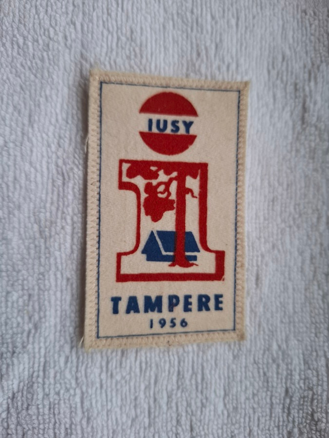 IUSY TAMPERE 1956  Kangasmerkki