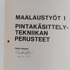 Taisto Ahonen : Maalaustyöt, 1 - Pintakäsittelytekniikan ... - pikkukuva 3