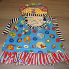 Dr Seuss mekko sirkus juhlamekko 8v, käsityötä, UUSI! - pikkukuva 4