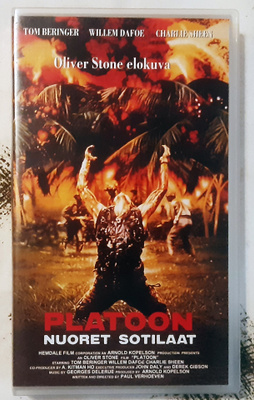 Platoon VHS - Nuoret Sotilaat - 1986