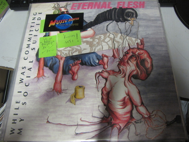 ETERNAL FLESH - WHILE I WAS COMMITTING MY.. LP M-/M-