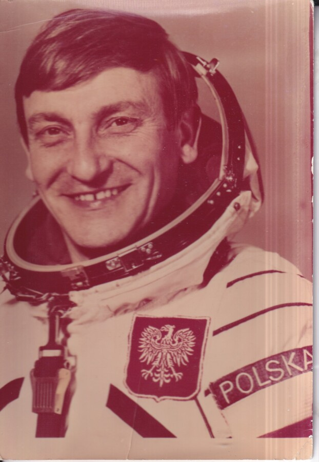 Kosmonautti Miroslaw Hermaszewski. Polska.   e217