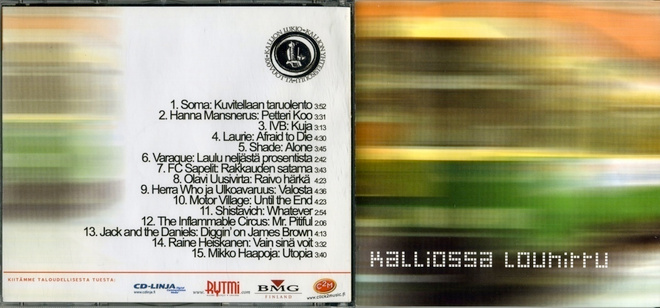 KALLIOSSA LOUHITTU - kokoelma-CD 2002 – Kallion Lukio 100 v.