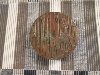 Suomen Messut mitali 1919  50 V  1969   /Kauko Räsänen 1969.