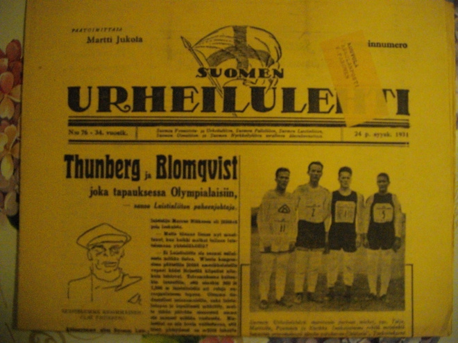 Suomen Urheilulehti Nro 76/1931 (30.9)