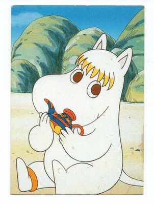 Purkkakuva Muumi 1995 Purukumikuva