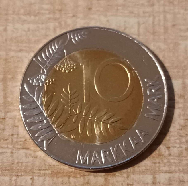 10 Markkaa 1995 "Joutsen" Ku/Ni KL 9 (HI)