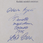 Kosti Sironen : Kaikki minkä omistan : runoja (signeeratt... - pikkukuva 3