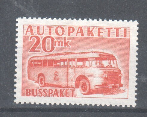 1952 Autopaketti 20 mk ilman liimaa.