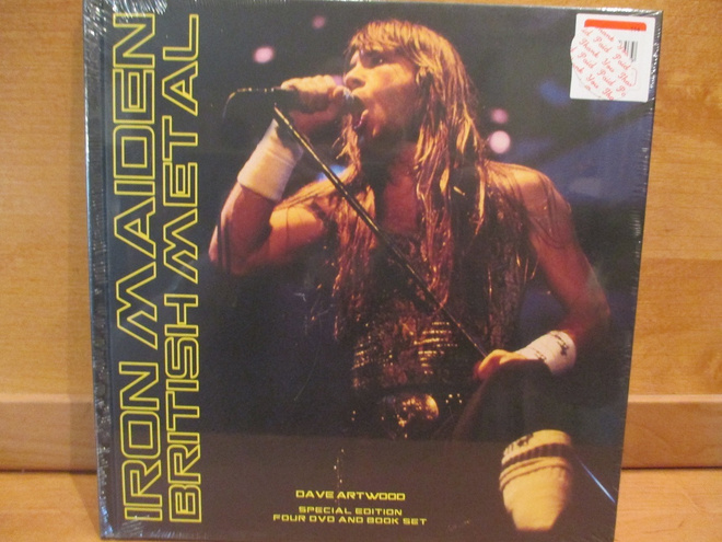 IRON MAIDEN:BRITISH METAL   4DVD+KIRJA