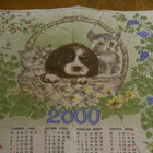 Kalenteripyyhe 2000 Koira ja Kissat - pikkukuva 2