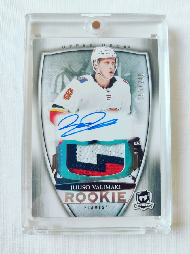 Juuso Välimäki - 18-19 The Cup Rookie Auto Patch /249